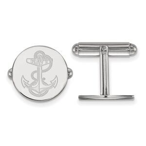 Sterling Silver U.S. Navy Cuff Links